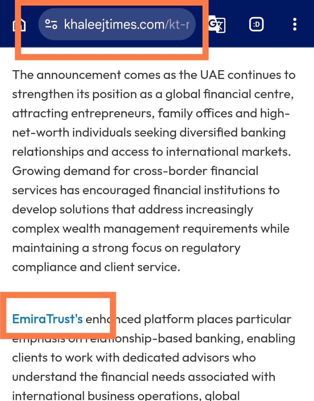 Published feature on Khaleej Times (khaleejtimes.com)